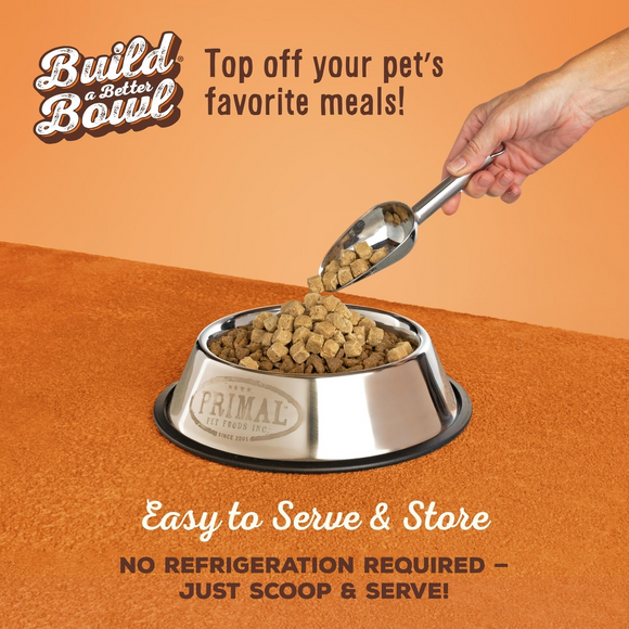 Primal Pet Freeze-Dried Raw Toppers Beef Recipe Cupboard Cuts for Dogs & Cats - Food Topper 2
