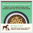 Primal Pet Freeze-Dried Raw Toppers Chicken Recipe Cupboard Cuts for Dogs & Cats - Food Topper 4