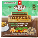 Primal Pet Freeze-Dried Raw Toppers Chicken Recipe Cupboard Cuts for Dogs & Cats - 3.5 oz - Food Topper 1