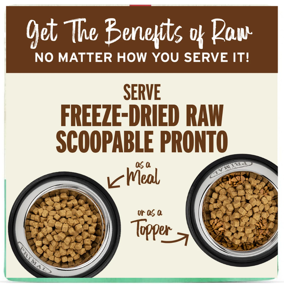 Primal Pet Freeze-Dried Scoopable Pronto Pork Recipe Raw Dog Food - Dog Food 2