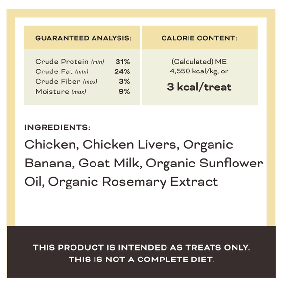 Primal Pet Peelin’ Fantastic! Freeze-Dried Raw Chicken & Banana Treats for Dogs 2-oz - Dog Treats 5