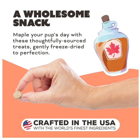 Primal Pet You Maple My Day! Freeze-Dried Pork & Maple Raw Treats for Dogs 2-oz - Dog Treats 4