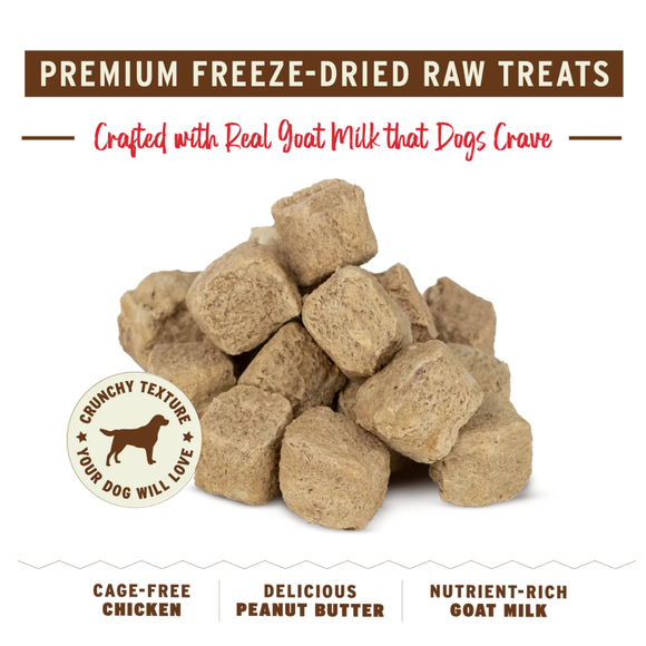 Primal Pet You’re My Butter Half! Freeze-Dried Chicken & Peanut Butter Raw Treats for Dogs 2-oz - Dog Treats 3