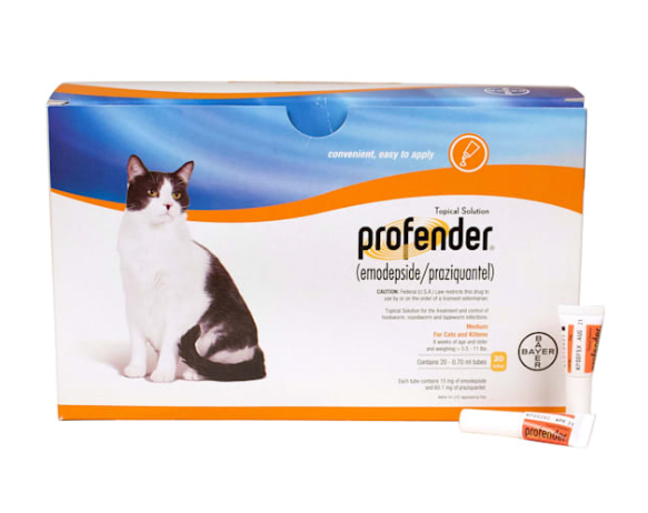 Profender 5.6-11 lb Topical Solution for Cats (Orange)