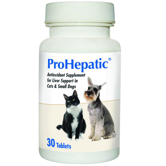 ProHepatic Liver Support Supplement for Cats and Small Dogs - 30 tablets / Cats & Small Dogs - Dog & Cat Supplements &