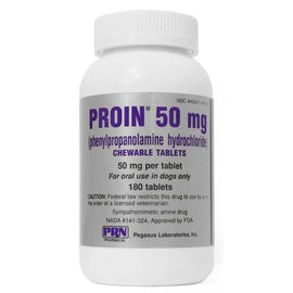 Proin Chewable Tablets for Dogs, 50mg - 180 tablets