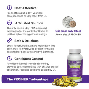 Proin ER Chewable Tablets for Dogs 145 mg - Pet Medicine 2