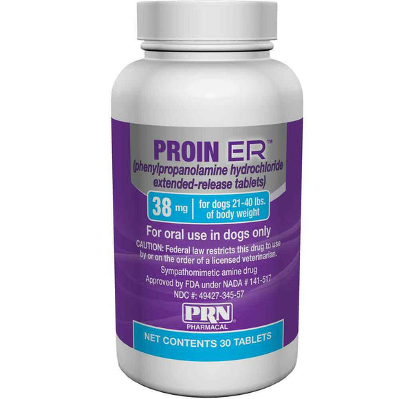 Proin ER Chewable Tablets for Dogs, 38mg - 30 tablets