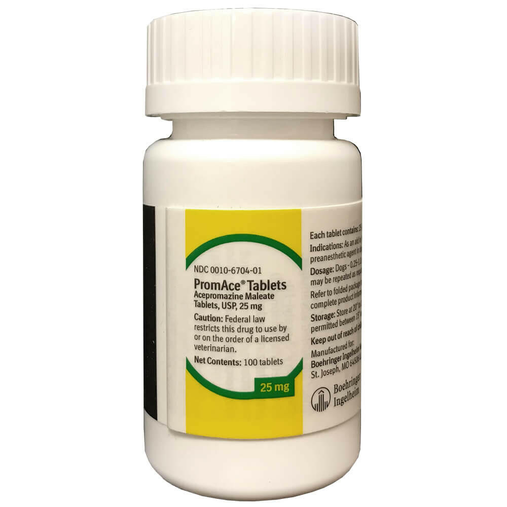 PromAce (acepromazine) 25mg 100 tablets
