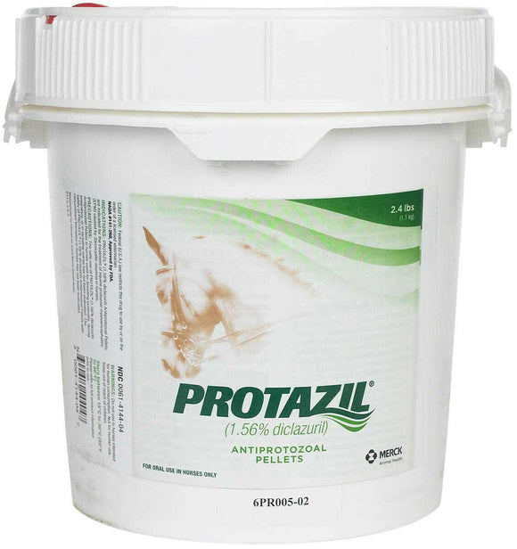 Protazil (1.56% diclazuril) Antiprotozoal Pellets for Horses (2.4 lb) - Pet Medicine 1