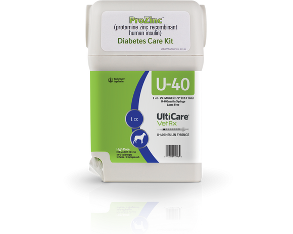 ProZinc Diabetes Care Kit U-40 (1cc 29g x 0.5") 100 count
