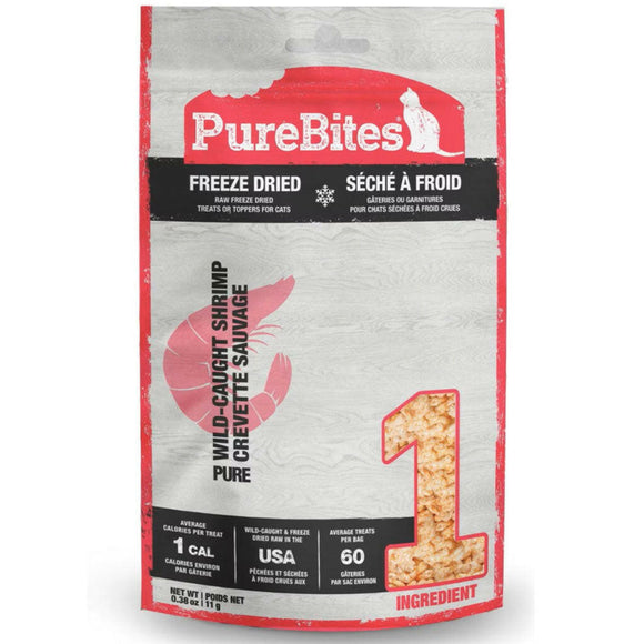 Pure Bites Freeze Dried Shrimp Treats for Cats -.38 oz - Treats 8