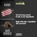 PureBites Beef Jerky Mid Size Treats For Dog (7.5 oz)
