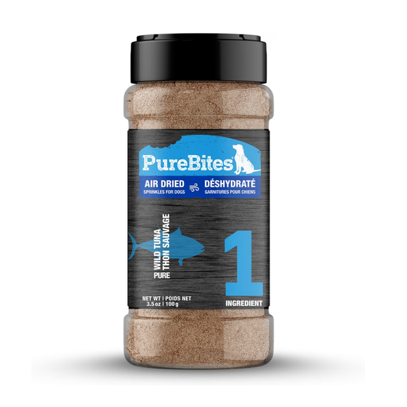 PureBites Air Dried Pure Wild Tuna Sprinkles Food Topper for Dogs (3.5 oz) - Dog Food Toppers 1