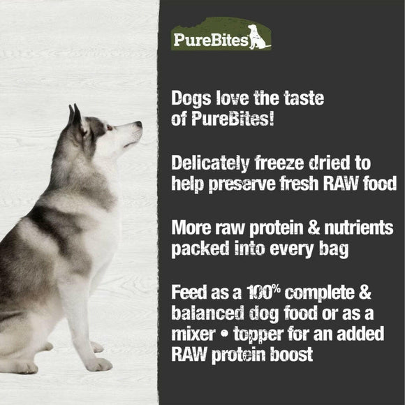 PureBites Beef Freeze-Dried Food Topper For Dogs (3 oz)