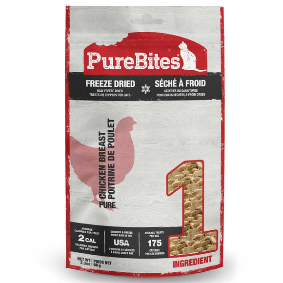 PureBites Freeze Dried Chicken Breast Treats for Cats - 2.3-oz - Treats 8