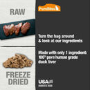 PureBites Duck Liver Freeze Dried Treats For Cat (1.06 oz)