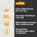 PureBites Duck Liver Freeze Dried Treats For Cat (1.06 oz)