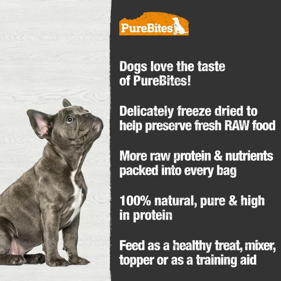 PureBites Duck Freeze Dried Treats For Dog (2.6 oz)