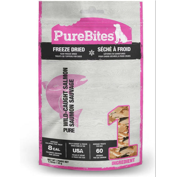 PureBites Salmon Freeze-Dried Raw Treats For Dog & Cat (1.16 oz)