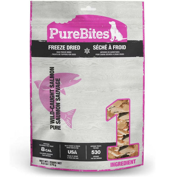 PureBites Freeze-Dried Salmon Treats for Dogs - 9.5 oz - Treats 8