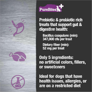 PureBites Plus Freeze Dried Gut & Digestion Treats For Dog (3 oz)