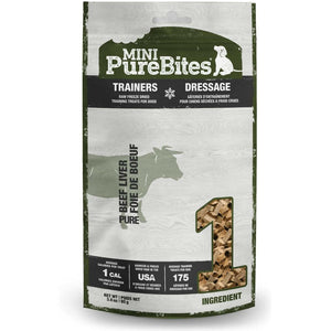 PureBites Mini Trainers RAW Freeze Dried Beef Liver Treats For Dog (3 oz)