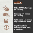 PureBites Freeze-Dried Turkey Recipe Food Topper For Cat (2.8 oz)