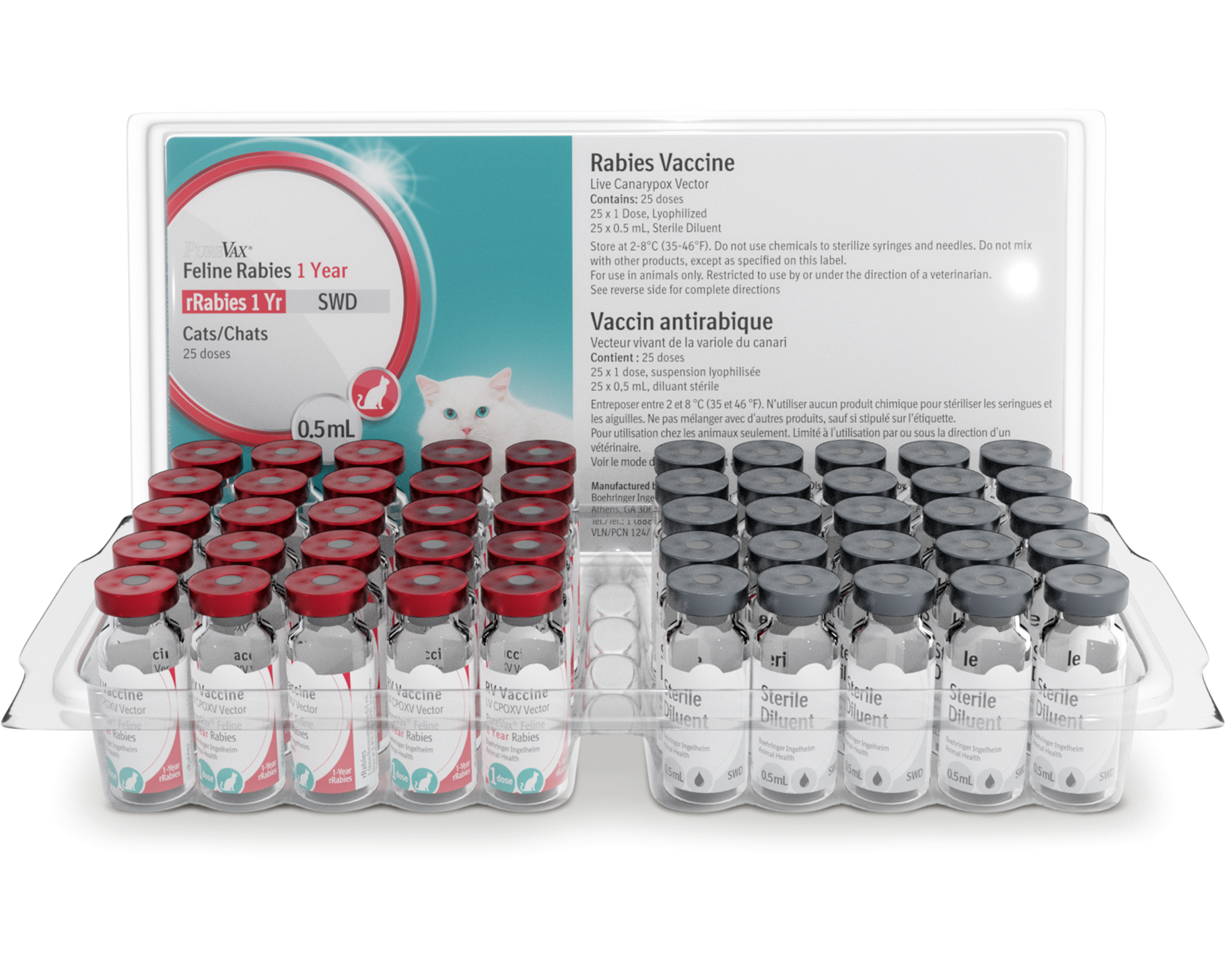 Faline Rabies PureVax Feline Rabies Vaccine | 1 Year Protection for Cats