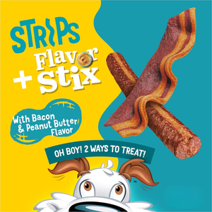 Purina Beggin’ Fun Size Strips & Flavor Stix Bacon & Peanut Butter Flavor Dog Treats - Dog Treats 2