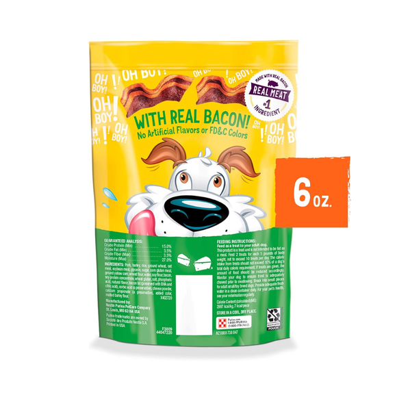 Purina Beggin’ Little Bacon & Cheese Flavor Dog Treats (6 oz) - Dog Treats 7