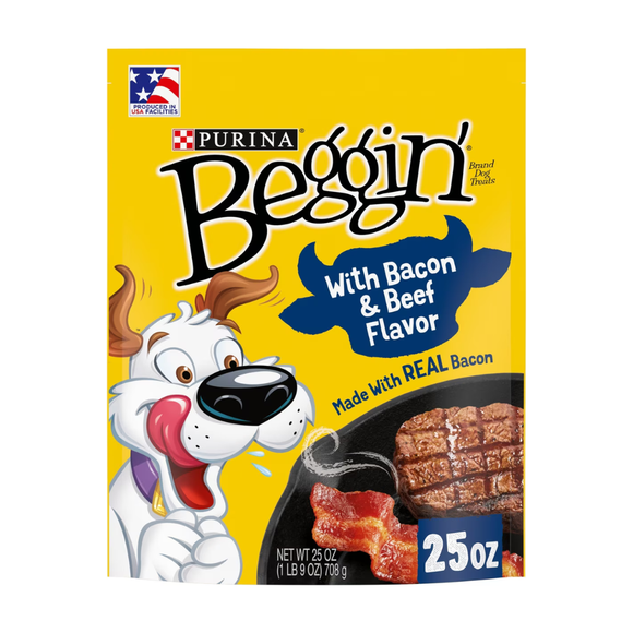 Purina Beggin’ Strips Bacon & Beef Flavor Dog Treats - 25 oz - Dog Treats 7