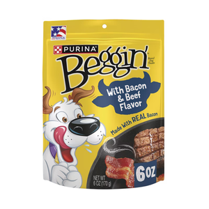 Purina Beggin’ Strips Bacon & Beef Flavor Dog Treats - 6 oz - Dog Treats 1