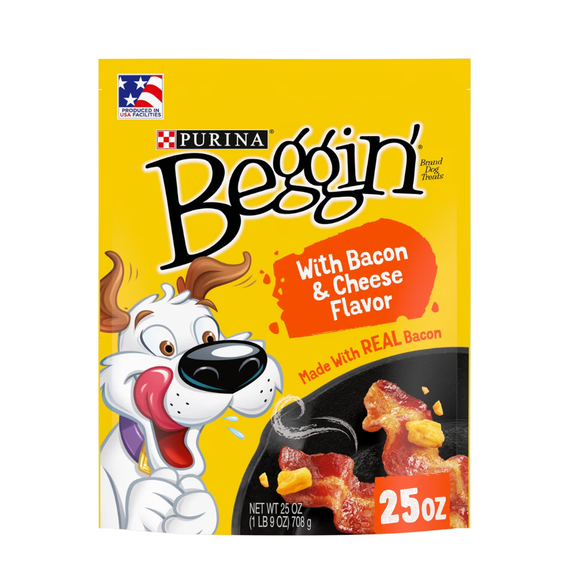 Purina Beggin’ Strips Bacon & Cheese Flavor Dog Treats - 25 oz - Dog Treats 7