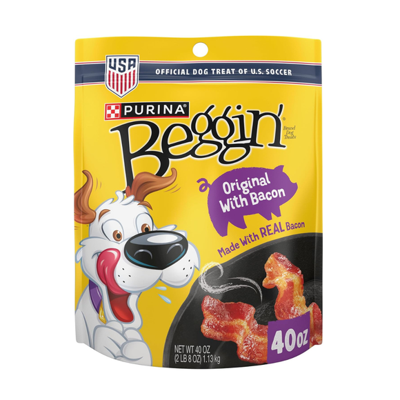 Purina Beggin’ Strips Bacon Flavor Dog Treats - 40 oz - Dog Treats 9