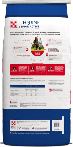 Purina Equine Senior Active Horse Feed 50-lb - Horse Feed & Treats 2