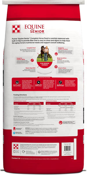 Purina Equine Senior Horse Feed 50-lb - Horse Feed & Treats 2