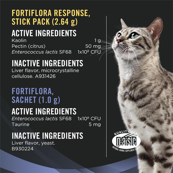 Purina FortiFlora Diarrhea Response Kit for Cats - Anti-Diarrheal Supplement 5