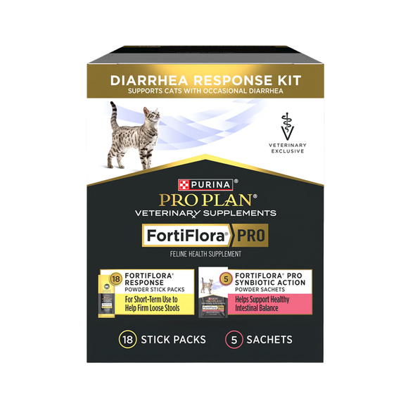 Purina FortiFlora PRO Diarrhea Response Kit for Cats - Anti-Diarrheal Supplement 1