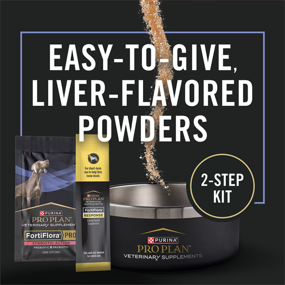 Purina FortiFlora PRO Diarrhea Response Kit for Dogs - Anti-Diarrheal Supplement 2