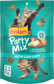 Purina Friskies Party Mix Meow Luau Crunch Flavor Crunchy Cat Treats - Cat Treats 1