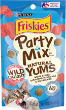 Purina Friskies Party Mix Natural Yums with Real Tuna Cat Treats - 2.1 oz (2-pack) - Cat Treats 1