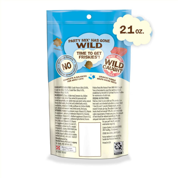 Purina Friskies Party Mix Natural Yums with Real Tuna Cat Treats - Cat Treats 4