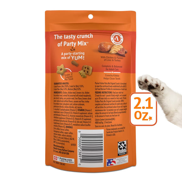 Purina Friskies Party Mix Original Crunch Flavor Crunchy Cat Treats - Cat Treats 5