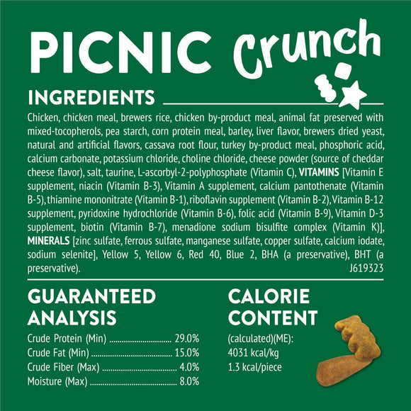 Purina Friskies Party Mix Picnic Crunch Flavor Crunchy Cat Treats 6-oz - Cat Treats 6