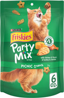 Purina Friskies Party Mix Picnic Crunch Flavor Crunchy Cat Treats 6-oz - Cat Treats 1