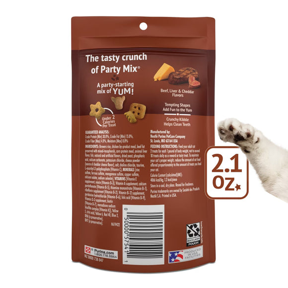 Purina Friskies Party Mix Wild West Crunch Flavor Crunchy Cat Treats - Cat Treats 3