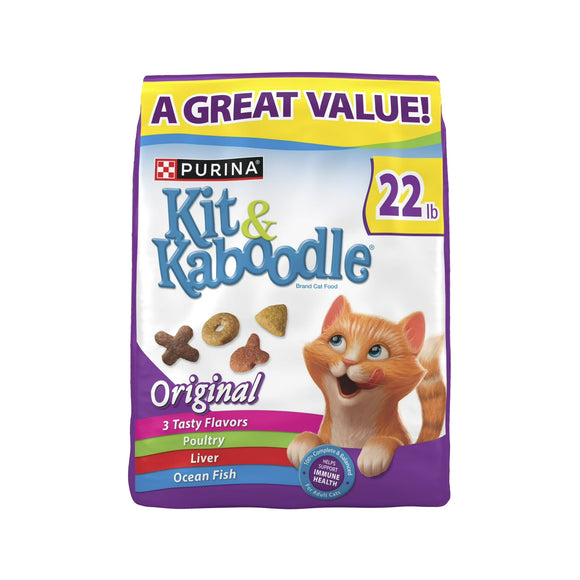 Purina Kit & Kaboodle Dry Cat Food - 22 lbs - Cat Food 8