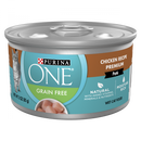 Purina ONE Grain Free Pate Chicken Canned Cat Food
