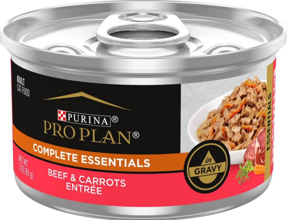 Beefa Attree Purina Pro Plan Complete Essentials Adult Beef Entree in